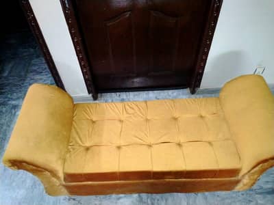 sofa velvet rust color