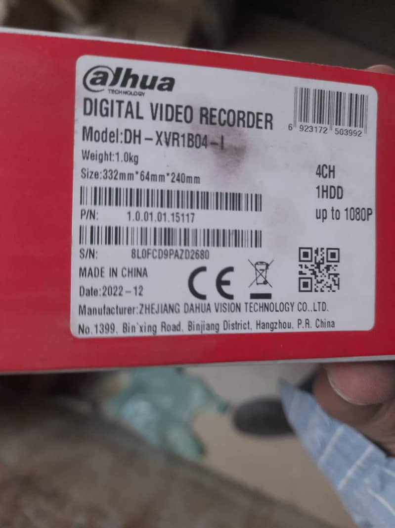 CCTV camera 4 with dvr 5