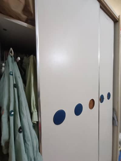 white clothes wardrobe