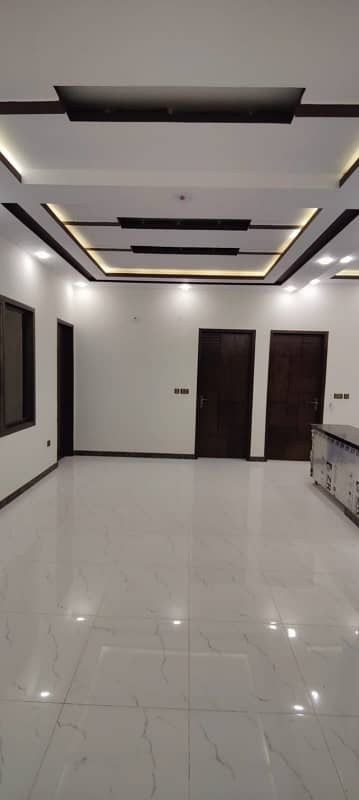 PARK FACING BRAND NEW 200 SQUARE YARD WEST OPEN HOUSE FOR SALE IN SECTOR Z GULSHAN E MAYMAR KARACHI
