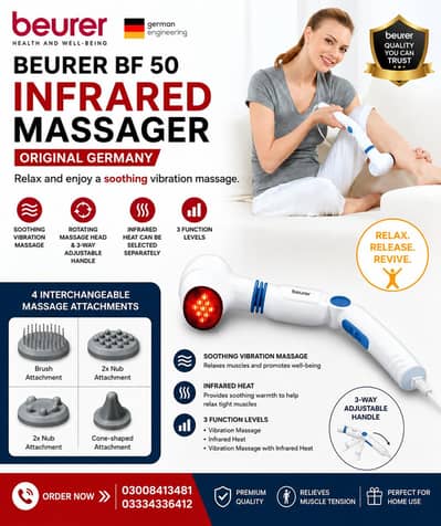 BEURER BF 50 INFRARED MASSAGER origional GERMANY