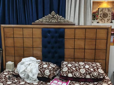 king size bed with ortho matress