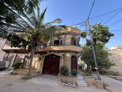 CORNER 145 SQUARE YARDS GROUND + ONE HOUSE AVAILABLE FOR SALE IN SECTOR R GULSHAN E MAYMAR KARACHI
