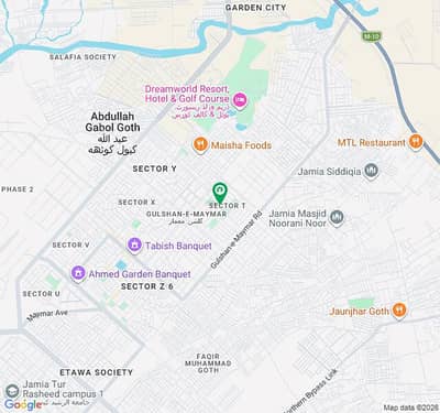 LUXURIOUS BRAND NEW 240 SQUARE YARDS GROUND +ONE HOUSE FOR SALE IN SECTOR T GULSHAN E MAYMAR KARACHI