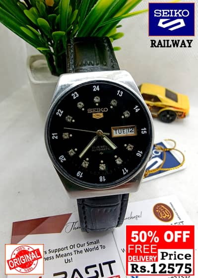 Seiko 5 Citizen Orient Automatic Pre-Owned watch Japan 03161737353