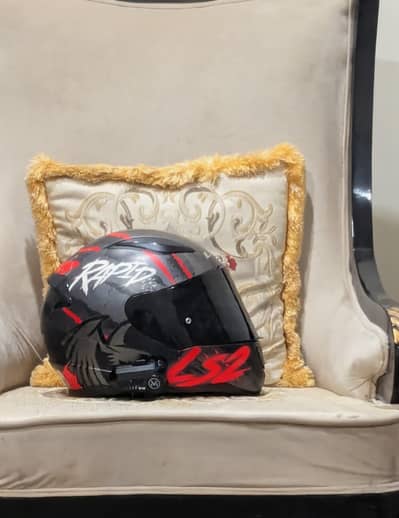 LS2 Rapid II Raven Helmet
