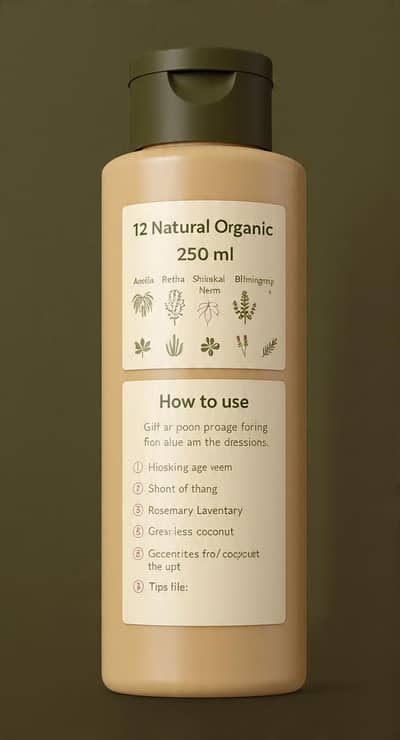 YOUR HAIRS DESERVES BETTER THAN CHEMICALS -12 HERBS FORMULA