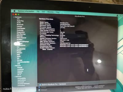 MacBook pro 2012