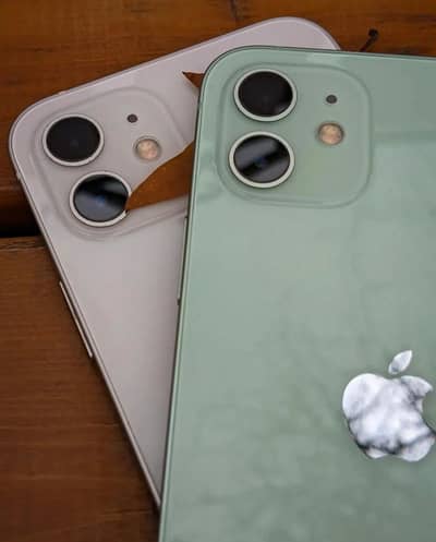 Apple Iphone 12 White and Green