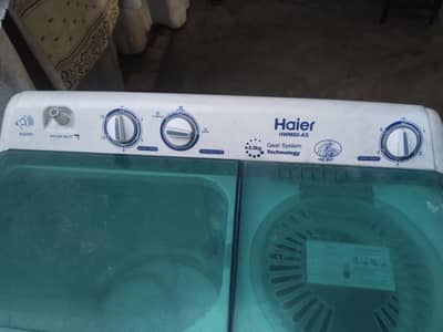 Haier washing machine with dryer
