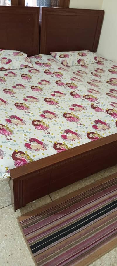 2 x Beds single  with mattresses for sale