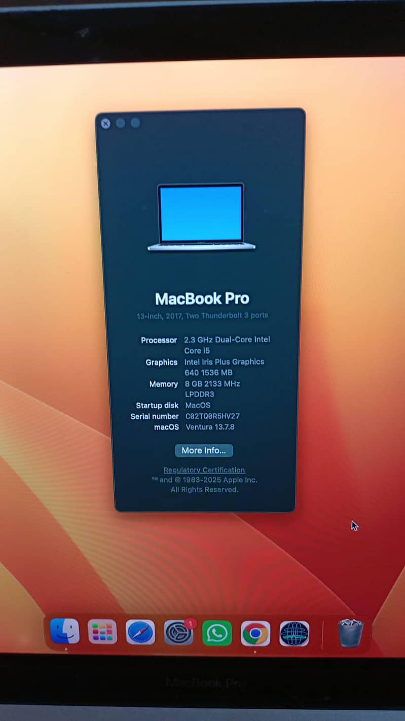 Macbook Pro 2017 5