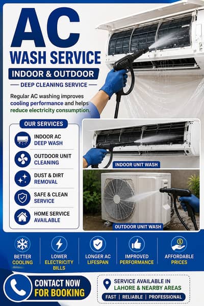 AC Wash Service – Indoor & Outdoor Deep Cleaning