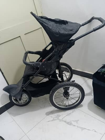 Big wheeler pram