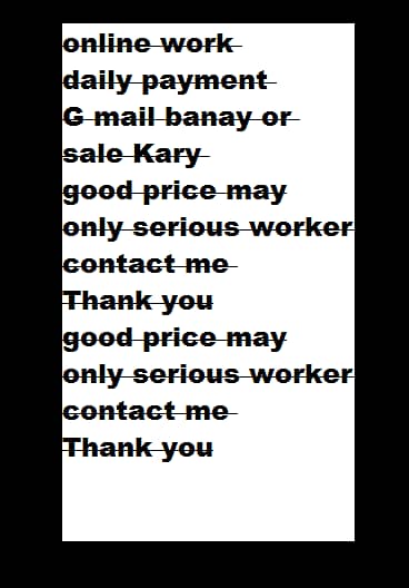 online work  daily payment