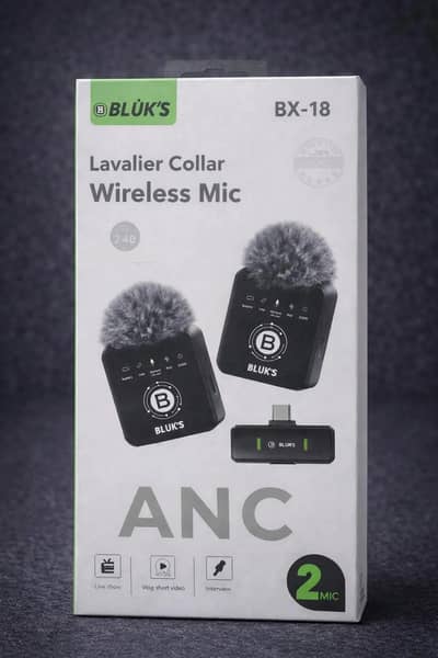 BULK BX-18 wireless lavalier mic set