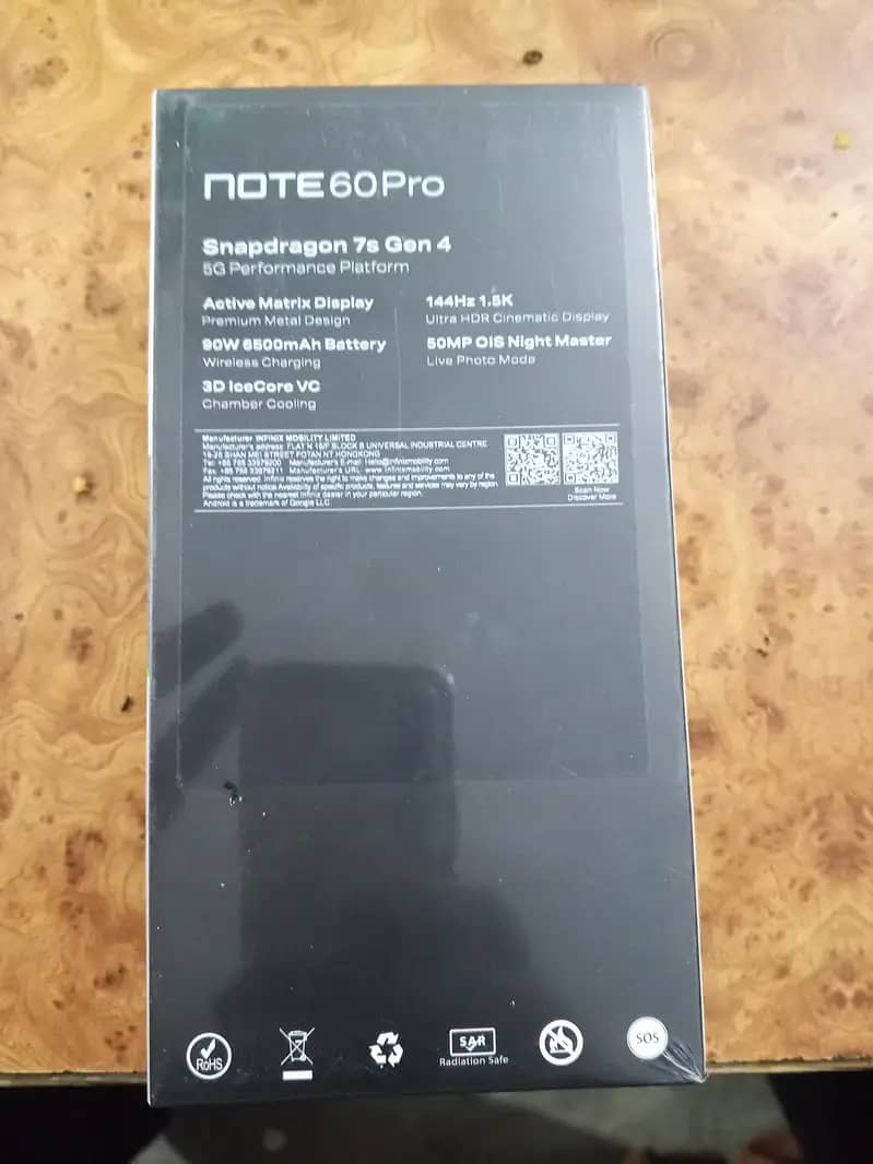 Infinix note 60 pro 0