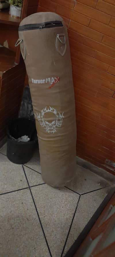 Punch bag genuine leather brown UK brand