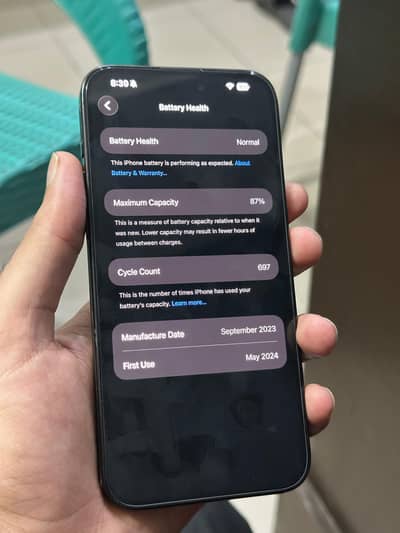 iphone 15 pro max jv 256gb with box