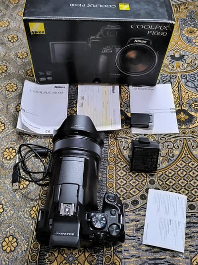 Nikon Coolpix P1000 Complete box 4k Video 10/10+++