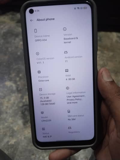 Oppo A54