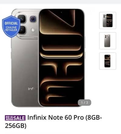 Note 60 Pro 8/256 Just Box Open