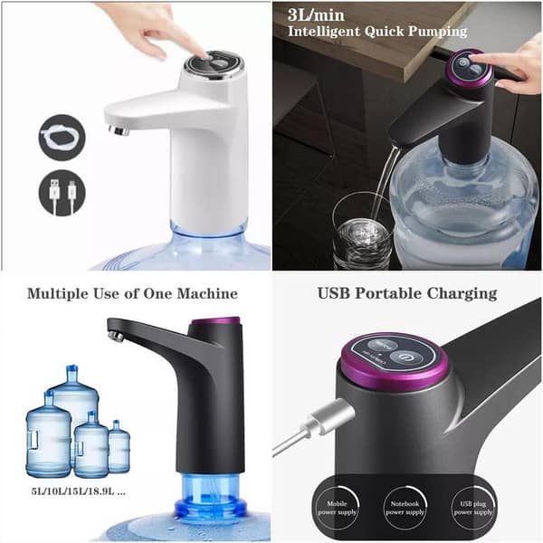 USB Rechargeable Water Drinking Dispenser Pump For 19 Liter
