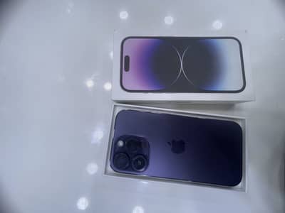 iPhone 14 Pro official Pta Approved 256 Gb Phone with Box