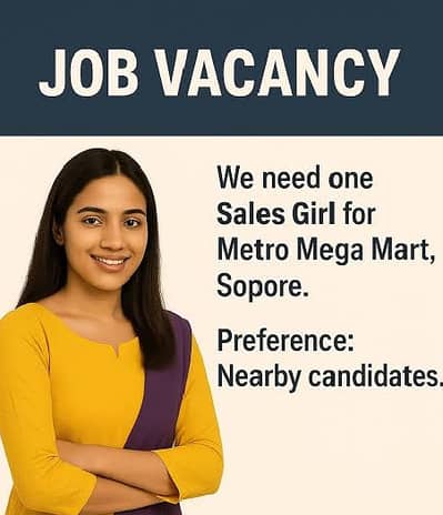 Hiring female for star mart