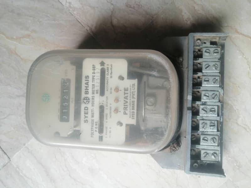 Three phase sub meter used Condition 0
