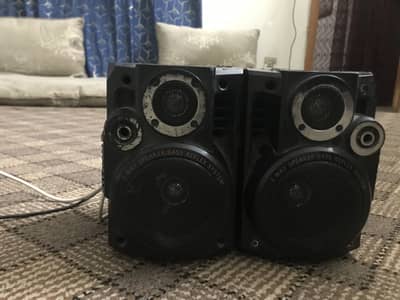 Two Leptope speakers