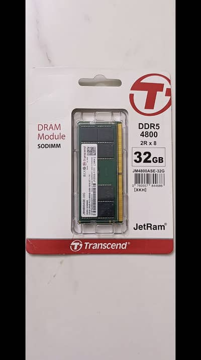 DDR5 4800mhz Transcend Ram Two Months Use