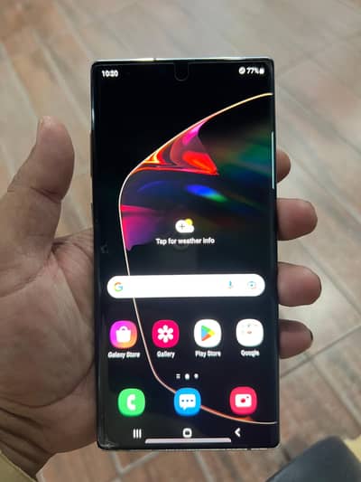 Samsung Note 10 plus PTA Approved CP I'd 12 gb 256gb Miner crack