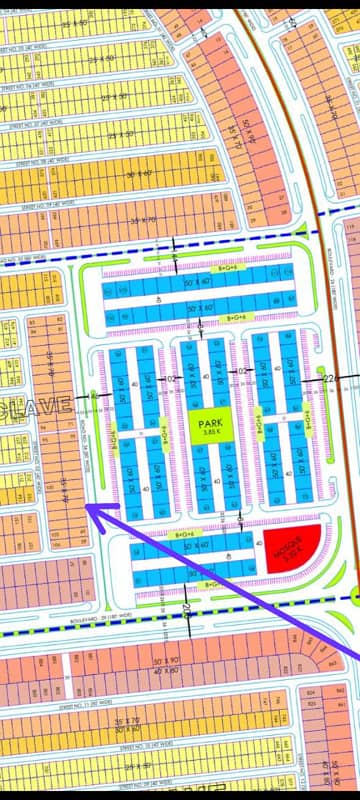 Hot Deal! 10 Marla Pair Plot | Main Double Road | Overseas Block 6 FT2 | Only 40 Lakh Per Plot