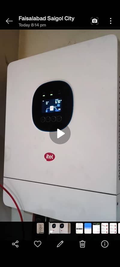 Hybrid itel Inverter+ Phoenix TX1800 Batteries for Sale