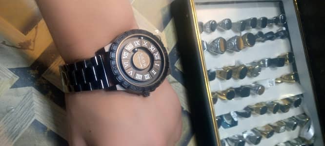 SABR black luxury watch - new condition