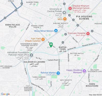 5 Marla Possession Plot for Sale G2 Block, Wapda Town, Lahore