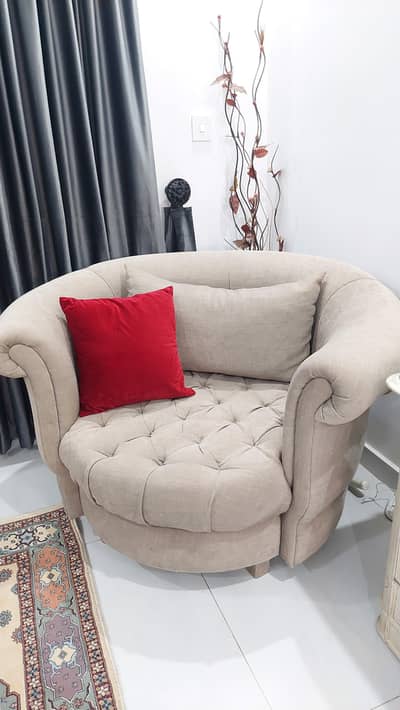 Round Designer Sofa
