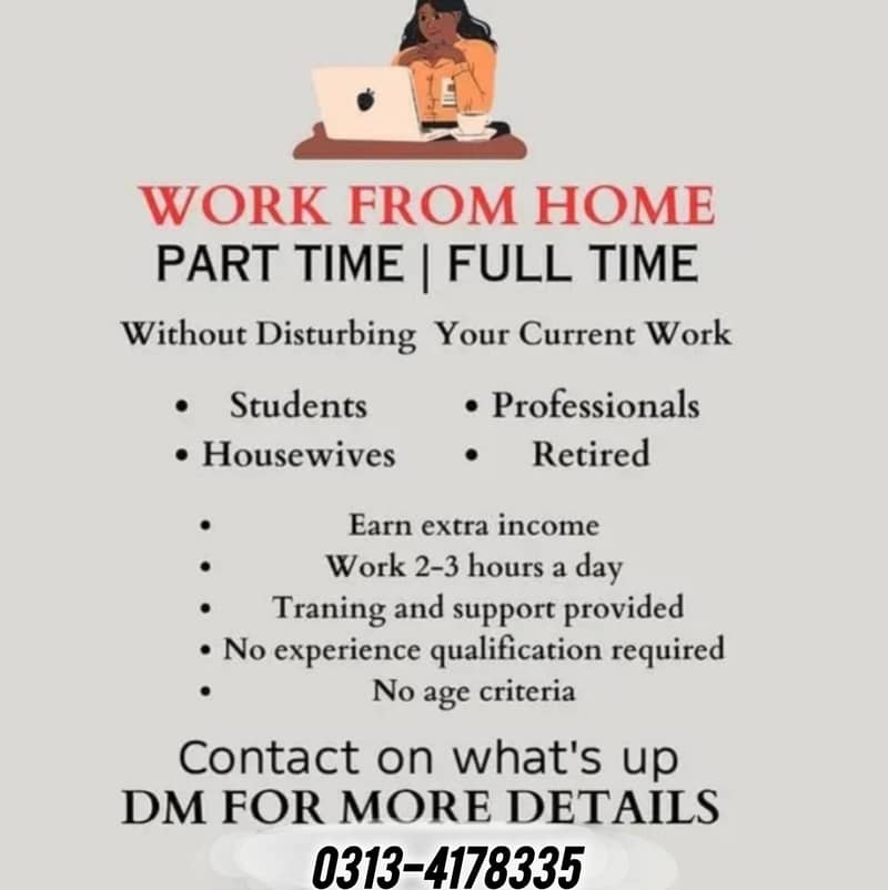 Online work from 0