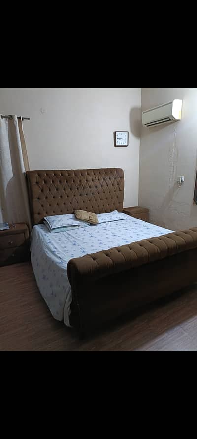 Bed @ side tables