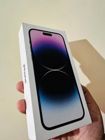 Iphone 14 pro max with box