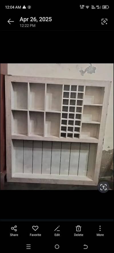 book rack & shelves