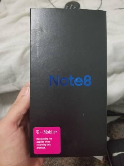 samsung note 8  Complete box
