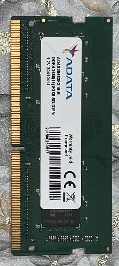 Laptop DDR-4 8Gb ram for sale