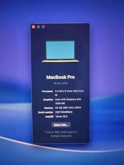 Mac Book Pro 2020
