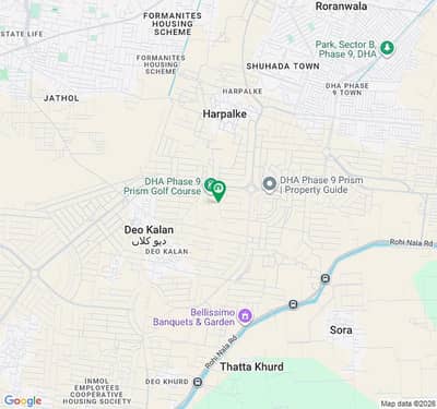1 Kannal Prime Location Residential Plot for Sale DHA Phase 9 Prism , Sector D, Lahore