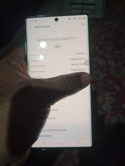 samsung note 10 plus 12/256 deul sim proved