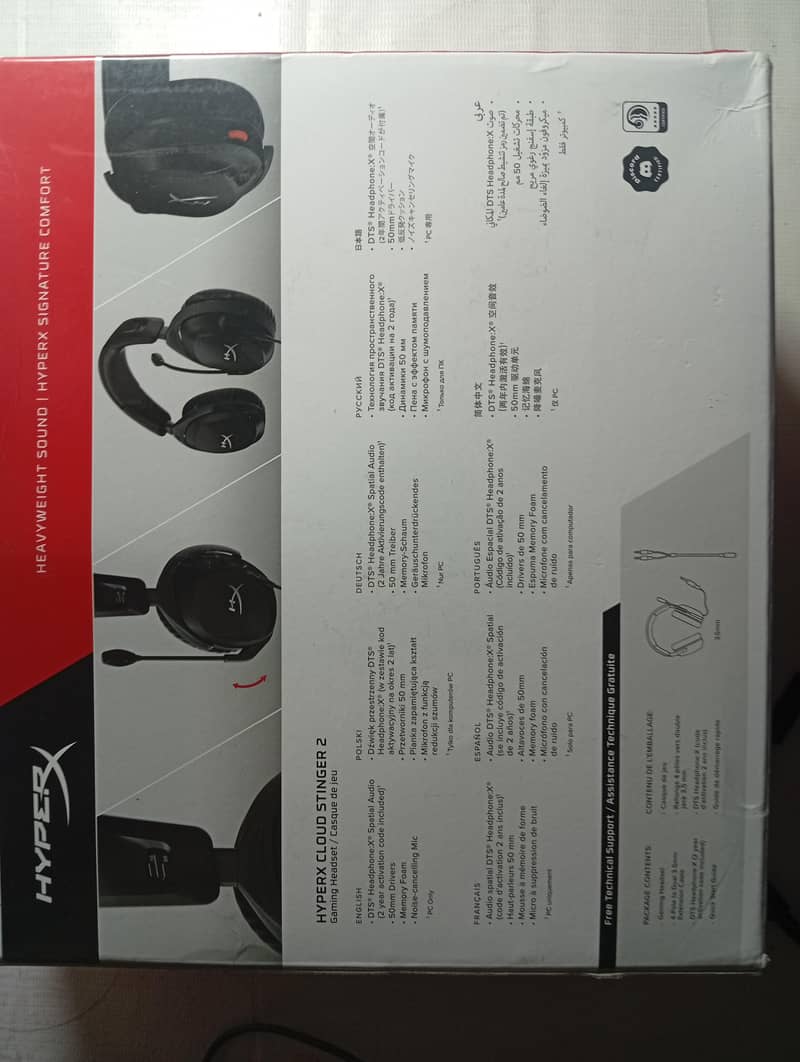 Hyperx cloud stinger 2 orignal headphone 5