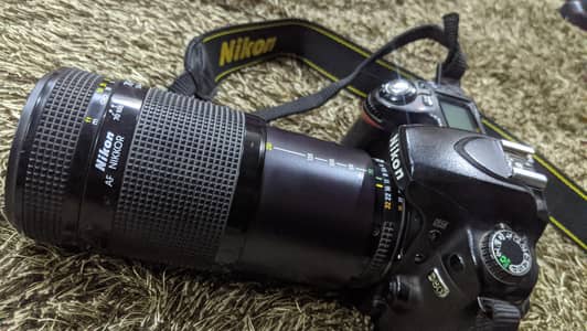 Nikon D80 DSLR and Auto focused auto zooming automatic Nicon lense