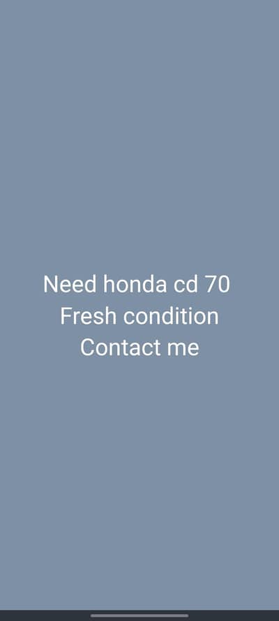 need honda cd 70 2021 to 2025